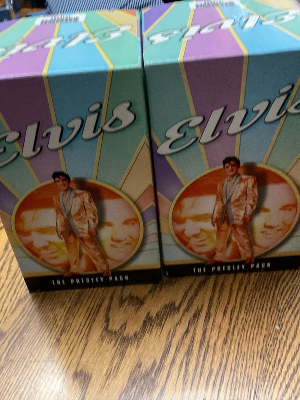 BR-Elvis The Presley Pack Collectible Box Set - (2) 4 packs of VHS movies